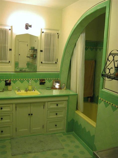 22 modern bathroom ideas blending green color into interior design and decor. 36 art deco green bathroom tiles ideas and pictures 2020