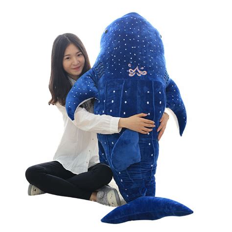 Aimeely Giant Soft Shark Plush Toy Stuffed Pillow Animal Doll Blue