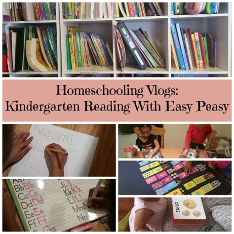 Homeschooling Vlogs Kindergarten Reading With Easy Peasy