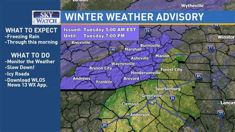 Monday Weather Latest Winter Storm Watch Issued For Wnc Starts Overnight