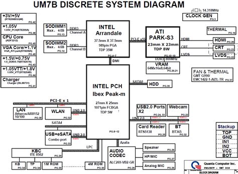 Dell Inspiron N3010 Discrete Schematic Um7b Laptop Schematic