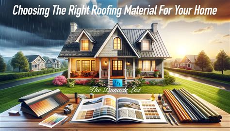 Choosing The Right Roofing Material For Your Home The Pinnacle List