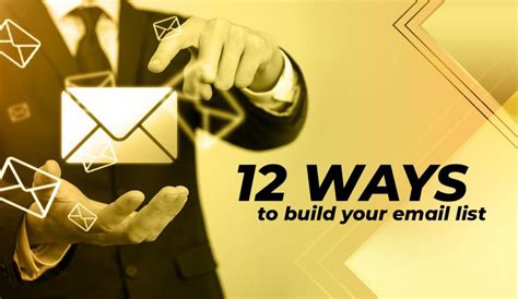 Ways To Build Your Email List