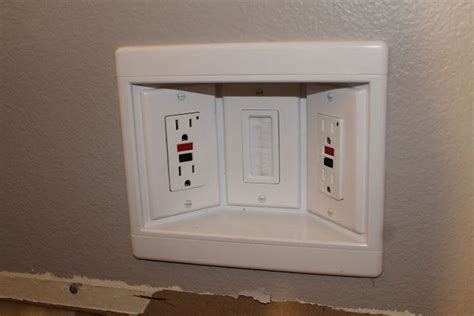 Outlet Box For Behind Mounted Tv Wall Mounted Tv Tv Wall Wall Outlets