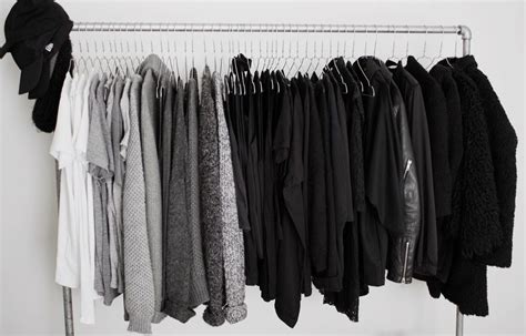 Closet And Everything Is Black White And Grey Drestfinds