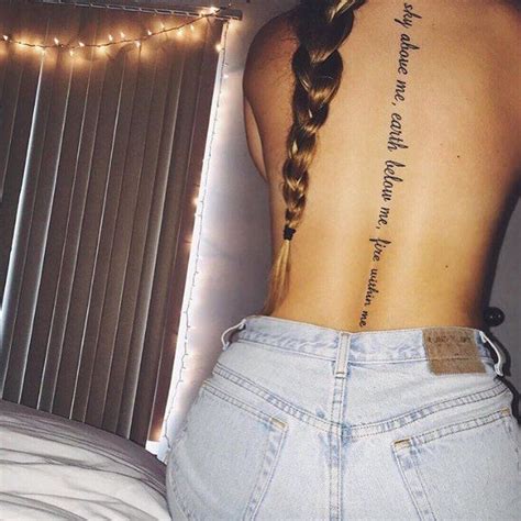 The 25 Best Spine Quote Tattoos Ideas On Pinterest