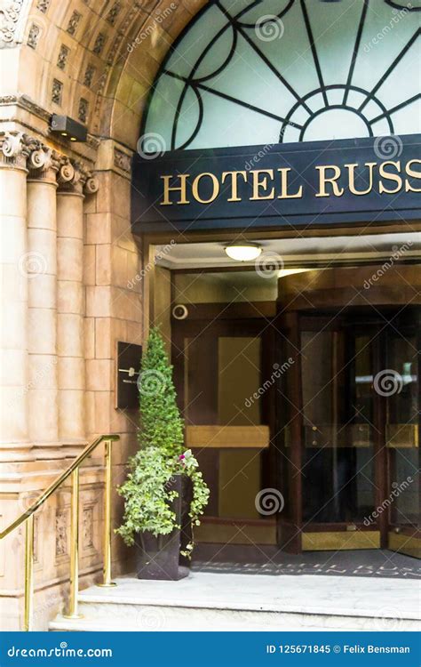 Famous Four Star Hotel Russell On Russell Square In London Uk