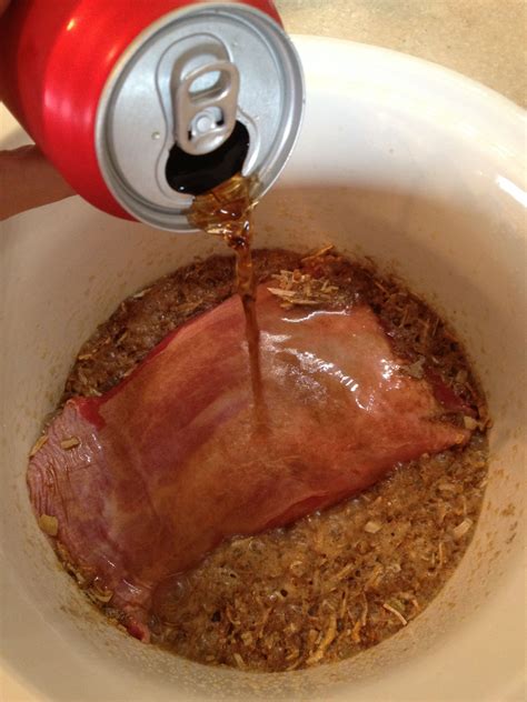 Place meat in a roasting pan. Coke Roast Recipe | Coke recipes, Roast beef crock pot ...