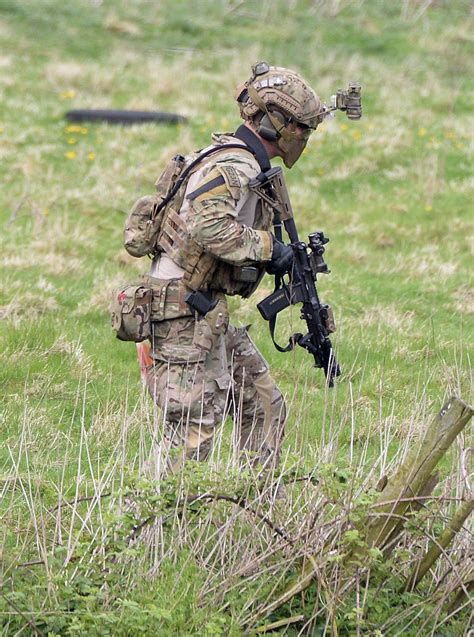 British Special Forces Personnel Presumably Sas During A Joint