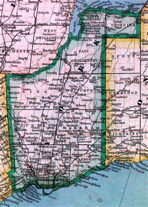 The Changing Shape Of Ontario County Of York