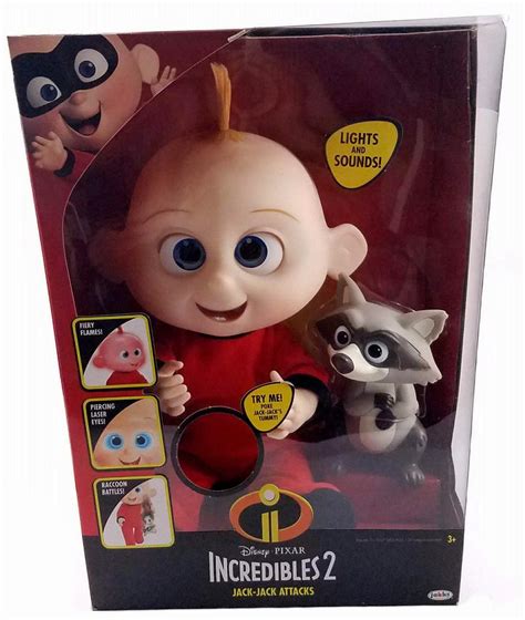 Disney Pixar Incredibles 2 Jack Jack Attacks Doll With Lights And Sounds Vhtf 1936680261