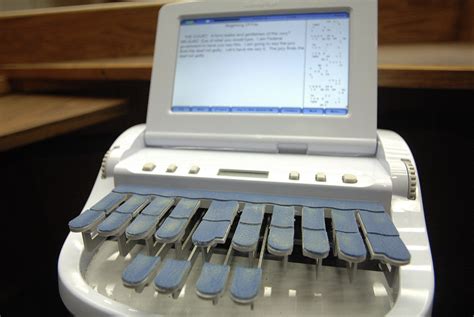 What Machine Does A Court Stenographer Use Alysia Yang