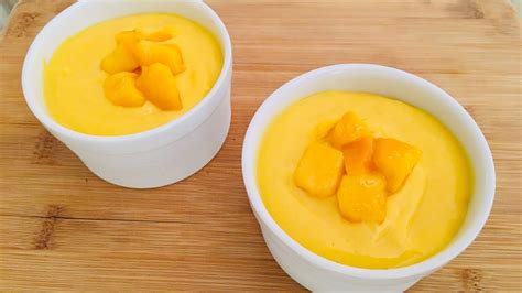 Creamy Mango Dessert Only 3 Ingredients No Cream Milk Cornflour