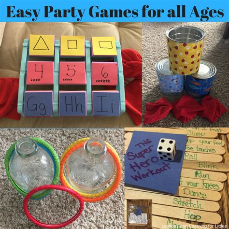 6 Simple Indoor Party Games For All Ages Lessons And Learning For Littles