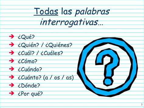 Palabras Interrogativas Spanish Class Teaching Spanish Spanish