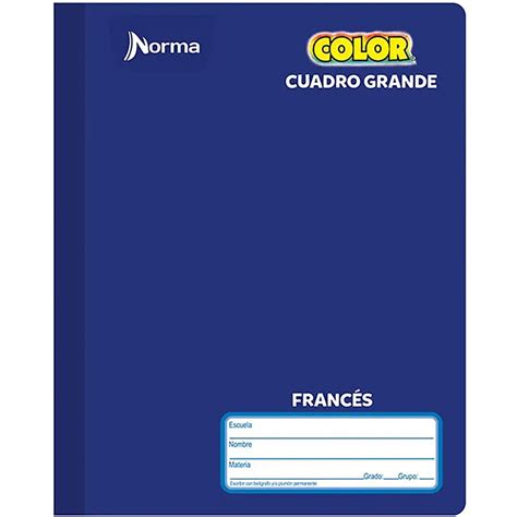 Cuaderno Cosido Forma Francesa Norma Color 360 Cuadro Grande 100 Hojas