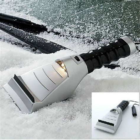 Heated Ice Scraper Electric Ice Scraper With Light And 13 Power Cord