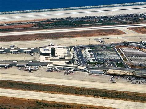 An Aerial View Of The Airport And Runway