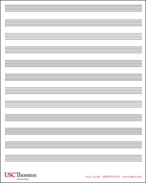 This printable music paper (also known as manuscript paper or music staff paper) is available with various number of staves per page, in both page orientations, and in four paper sizes (legal, letter. Thornton Staff Paper | USC Thornton School of Music