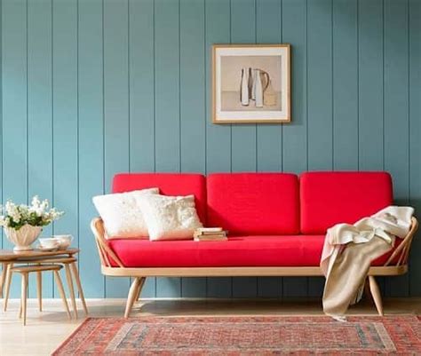Allbymyselfkits Red And Teal Living Room Decor