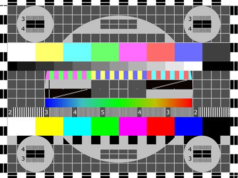 Television Test Card Or Pattern 7659738 Vector Art At Vecteezy
