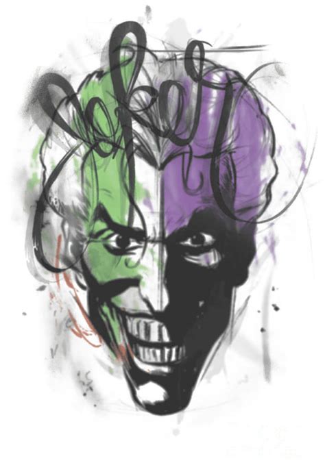 Joker Digital Art By Savannah Ivarsson