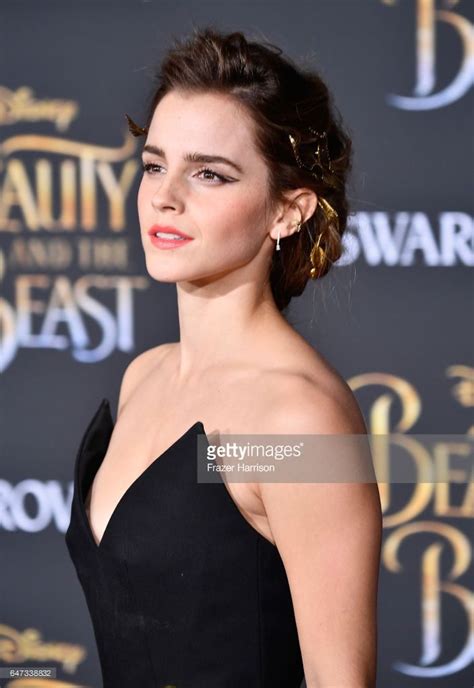 Actress Emma Watson Attends Disneys Beauty And The Beast Premiere