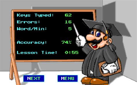 Gra Mario Teaches Typing Download Pobierz Stare Gry