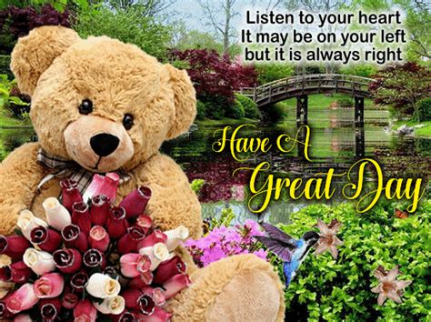 A Cute Nice Day Message Card For You Free Have A Great Day Ecards
