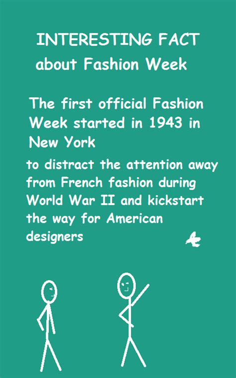 Interesting Fact About New York Fashion Week Fun Facts American