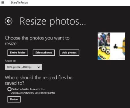 Fortunately, there's a great third party app called image resizer for windows that can resize and convert your images with a few quick clicks of the mouse. 4 Free Windows 10 Image Resizer Apps