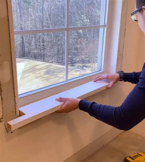 How To Install A Craftsman Style Window Sill And Trim Like A Pro