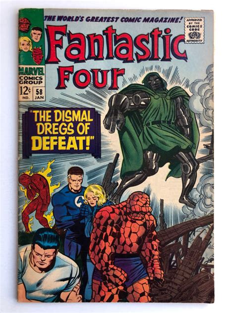 Fantastic Four 57 Doctor Doom And Silver Surfer Appearance High