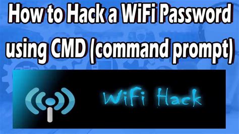 How To Hack A Wifi Password Using Cmd Command Prompt Youtube