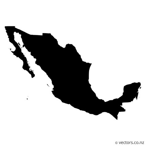 Mexico Vector Map Vector Map Png Download 700700 Free