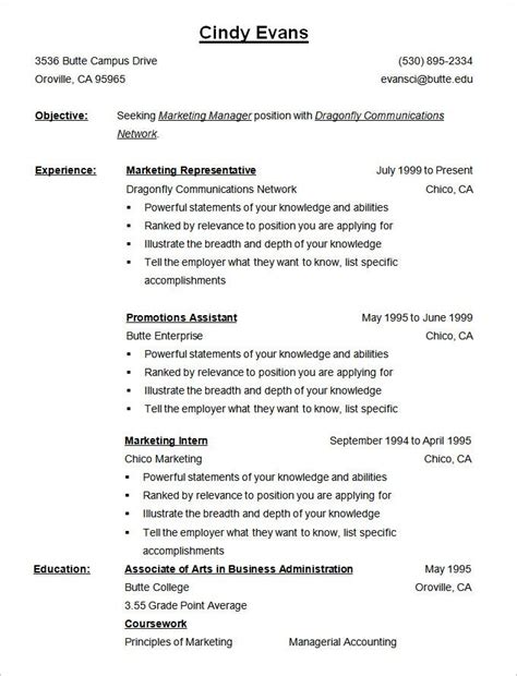 Candidates have a hard time picking between 3 common resume. Chronological Resume Template - 25+ Free Samples, Examples ...