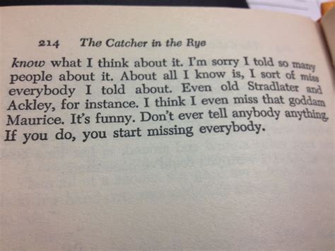 favorite part from the catcher in the rye the last paragraph catcher in the rye books to