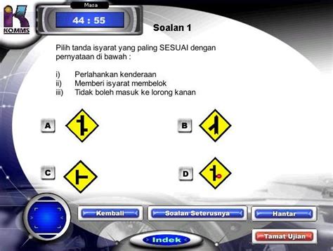 Download and install kpp test malaysia 2020 1.6 on windows pc. Ujian JPJ (KPP TEST) Undang-undang Teory Berkomputer JPJ