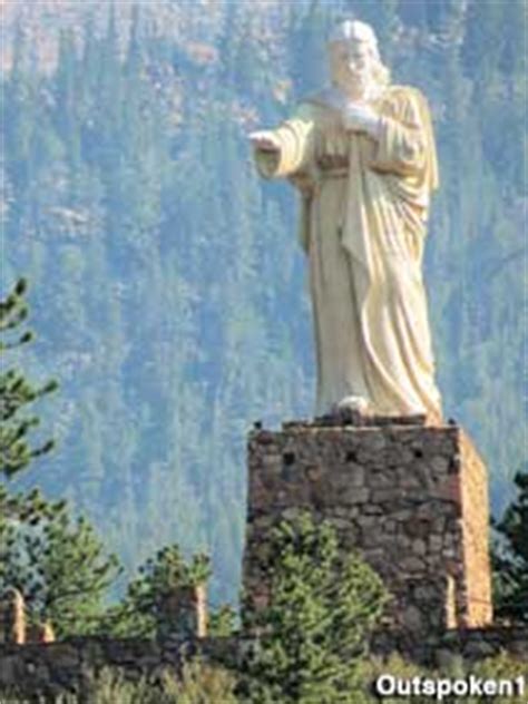 (it's possible to eliminate the use of feet or inches completely. Grant, CO - 55-Foot-Tall Jesus