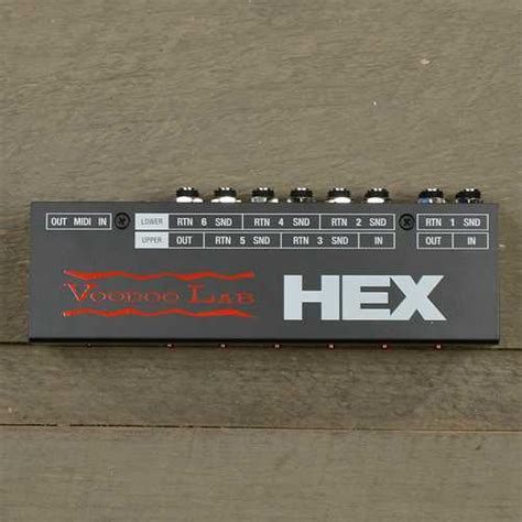Voodoo Lab Hex Midi Controlled Audio Loop Switcher Effects Chicago