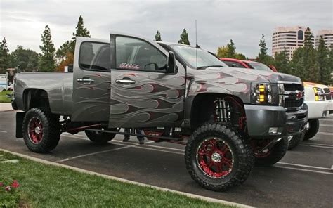 The Coolest Truck Ever Jacked Up Trucks Lifted Trucks Lifted Chevy