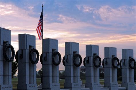 Veterans Day Commemoration At World War Ii Memorial