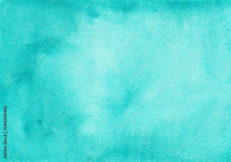 Watercolor Turquoise Gradient Background Texture Aquarelle Abstract