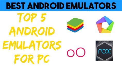 Top 5 Best Android Emulators For Pc Techgame 100 Youtube