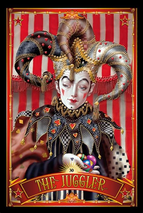 Divine Circus Oracle Juggler Circus Art Vintage Circus Posters