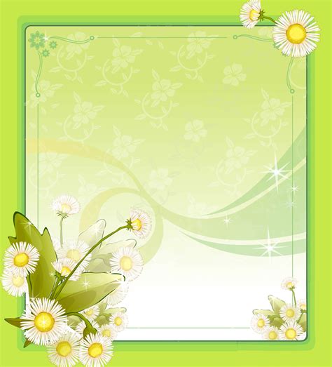 Spring Flower Frame Vector Art And Graphics
