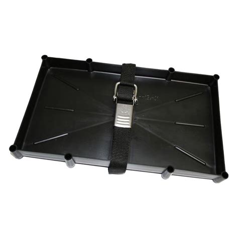 T H Marine Nbh 27 Ssc Dp Battery Tray With Stainless Steel Buckle