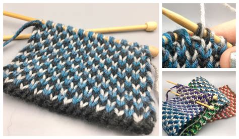 This reversible cable knit scarf pattern looks stunning worked up in patons alpaca blend, a soft bulky yarn. Knit Reversible Triple Check Stitch Free Knitting Patterns ...