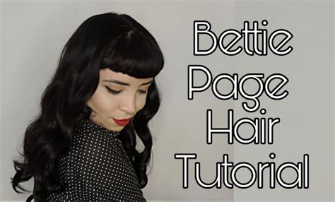 Bettie Page Hair Tutorial Bettie Page Cabelo Tutorial In 2023 Hair Inspiration Color Hair