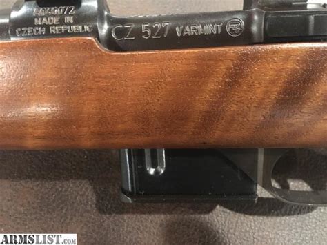 Armslist For Sale Cz 527 Varmint Bolt Action Chambered In 204 Ruger